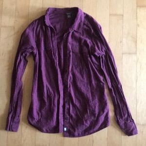 Eddie Bauer Maroon Flannel